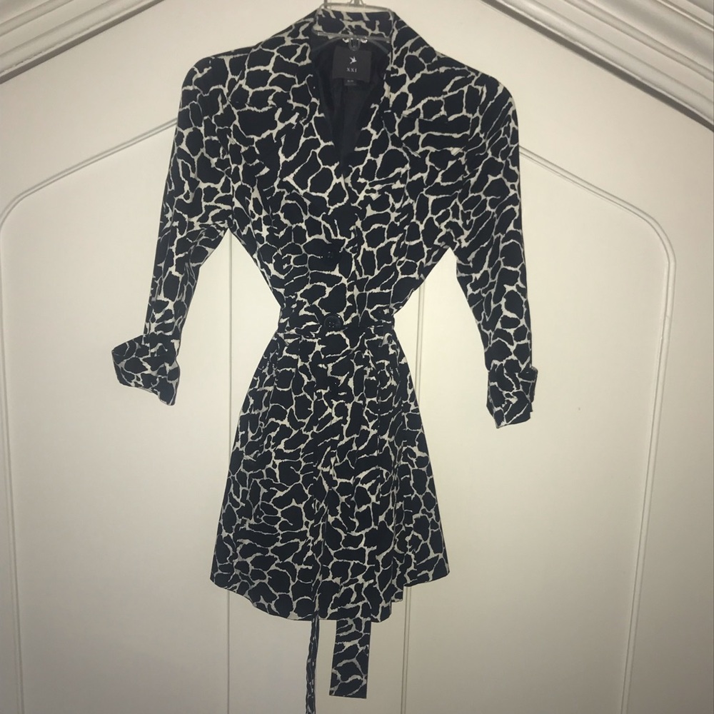 Forever 21 S Giraffe Trench coat